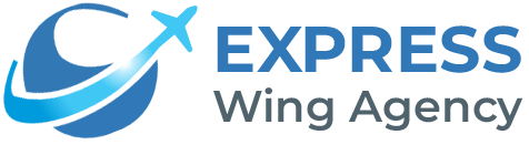express wing agency logo